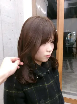 セミロング wit所属・根木 将汰のヘアスタイル