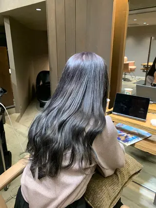 ロング カラー 朝斗/ブリーチなし ・Wカラー・エクステのヘアスタイル