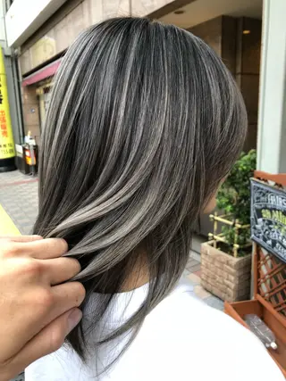 ロング カラー 高橋 昭雄のヘアスタイル