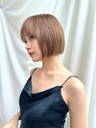ショート カラー レイヤー専門家 ダブルカラー修のヘアスタイル