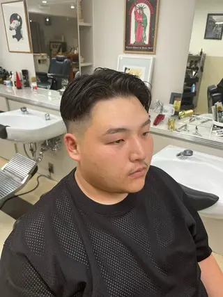 ショート barberspoint所属・💈フェードカット なす💈のヘアスタイル