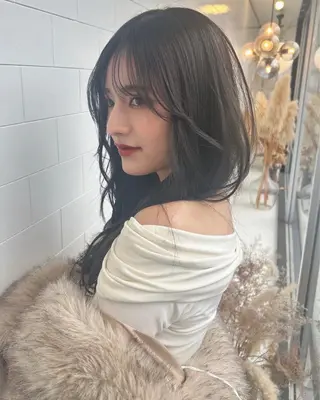 ロング カラー 鍬塚 聖哉のヘアスタイル