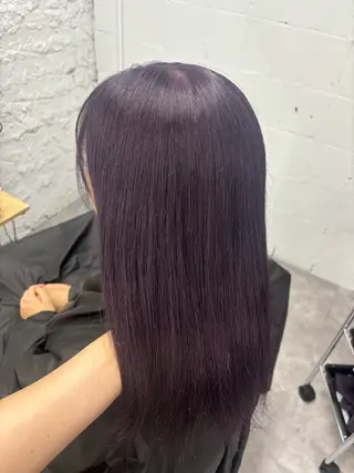 ミディアム カラー ハイトーン/ダブル カラー/akihoのヘアスタイル