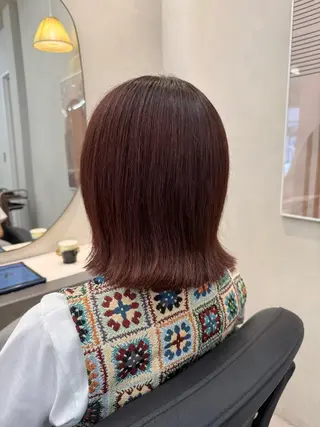 ショート カラー タケウチ サオリのヘアスタイル