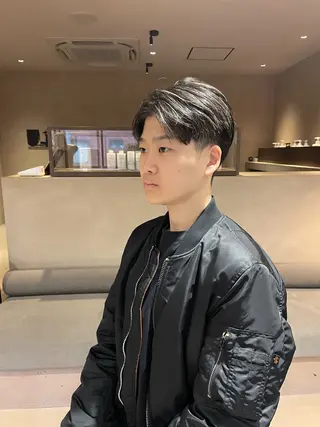 ショート カラー メンズ メンズ専門✂️ ROW徳田浩二のヘアスタイル