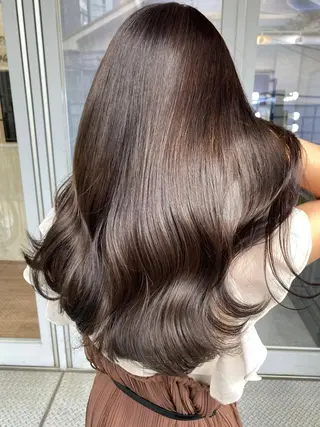 カラー ヘアアレンジ キッズ ネイル マツエク・マツパ アイブロウ 韓国風×透明感カラー 髪質改善オタベシンヤのヘアスタイル