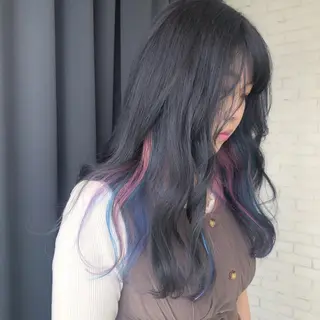 ロング ORIKA 美容室のヘアスタイル