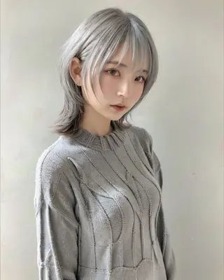 ミディアム カラー ブリーチ特化💛 RYUTOのヘアスタイル