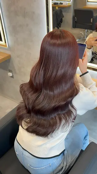 ロング カラー ブリーチなしの達人 🌈KAITOのヘアスタイル