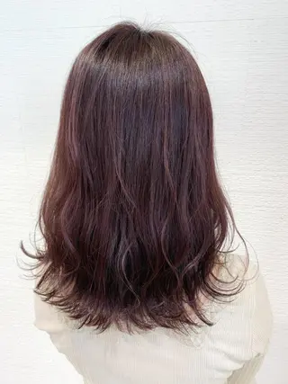 セミロング カラー 【メンズ縮毛矯正】 田中秀斗のヘアスタイル