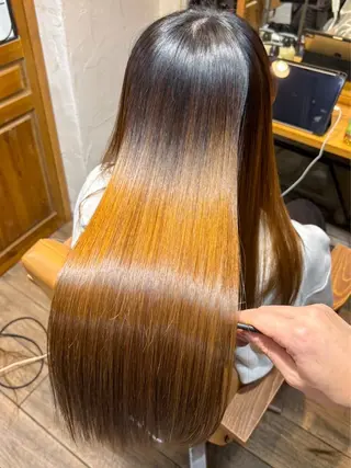 ロング 竹下 勇人のヘアスタイル