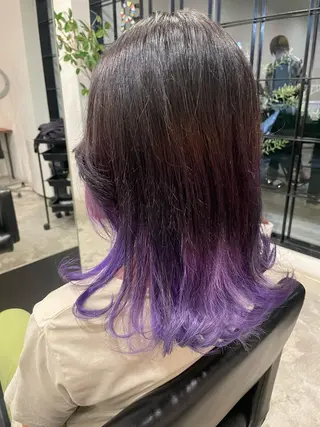 セミロング シュリンプ梅森坂店所属・内藤 里桜🌸のヘアスタイル