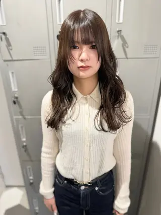 セミロング 【天満1艶髪】潤艶/ 髪質改善🌹釣本竜哉のヘアスタイル