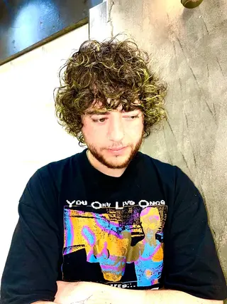 カラー メンズ デザインカラー⭐︎★ 🐆hyo🐆のヘアスタイル