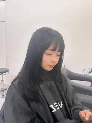 ロング カラー パーマ ヘアアレンジ メンズ キッズ ブリーチなしカラー/ ブラウン/レイヤーのヘアスタイル