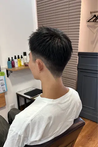 ショート ヘアアレンジ メンズ flower所属・原田 歩実のヘアスタイル