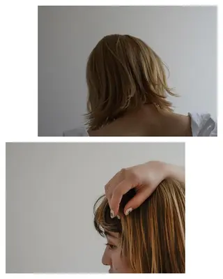 ミディアム THE DAY所属・AKI HASHIMOTOのヘアスタイル