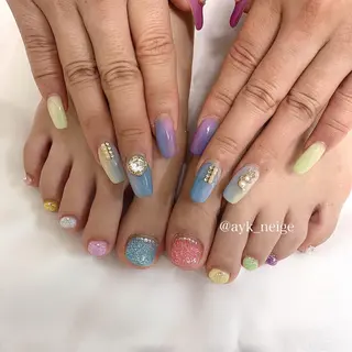 ネイル n'eige nail所属・大谷 綾香のネイルデザイン