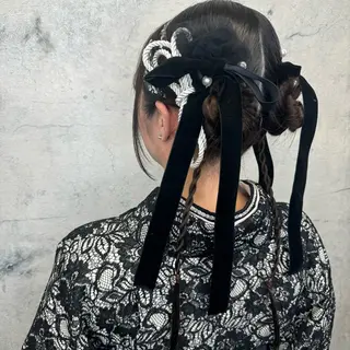 ヘアアレンジ 松本ののか /錦/ヘアセットのヘアスタイル