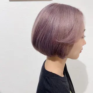 ショート カラー ベレーザ渋谷所属・🦋ハイトーン・髪質 改善🦋成嶋 朋希のヘアスタイル