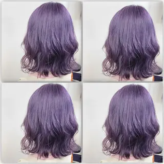 ミディアム カラー ダブルカラー 韓国ヘアKYONのヘアスタイル