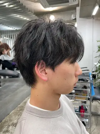 パーマ 【メンズパーマ】比嘉 啓人のヘアスタイル