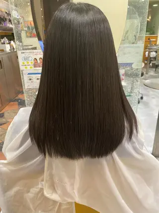 ミディアム 三田 豪のヘアスタイル