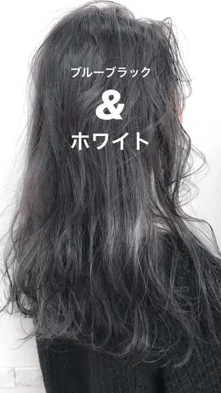 セミロング カラー BOX mico.のヘアスタイル