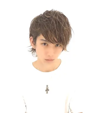 メンズ 柏メンズカットパーマ NO.1タイチのヘアスタイル
