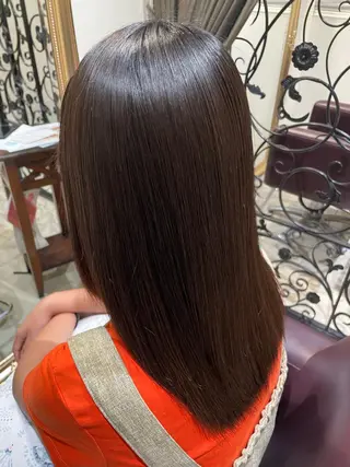 セミロング hairsalon de Forever vida所属・かいき/ 髪質改善ストレートのヘアスタイル