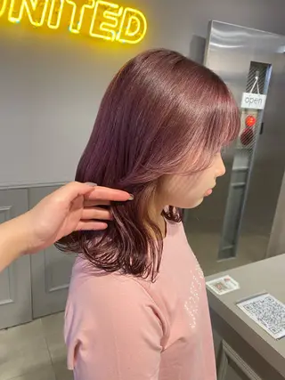 セミロング カラー ダブルカラー/ 横浜/JURIのヘアスタイル