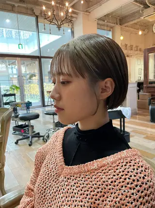 ショート 栄　mighty by H所属・不破一輝/栄/矢場町 ボブ/レイヤー/艶髪のヘアスタイル