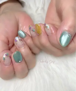 ネイル infinity skyのネイルデザイン