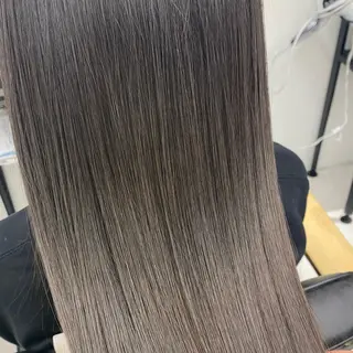 ミディアム パーマ ヘアアレンジ ネイル マツエク・マツパ mona/ ストレートスタイル✨のヘアスタイル