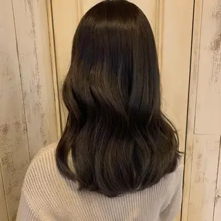 セミロング カラー ヘアアレンジ レイヤー×グレージュ /ピンク🩷mioのヘアスタイル