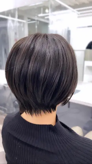 ショート 京都レイヤーカット/ 縮毛矯正/羽柴りくのヘアスタイル