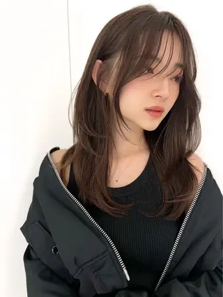 ロング カラー 山本　尚輝 🐶ハイライト🐶のヘアスタイル