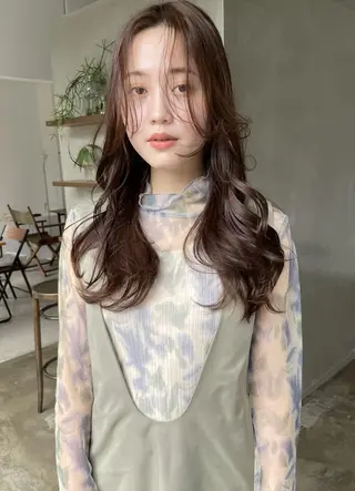 ロング パーマ 倉持 弘人のヘアスタイル