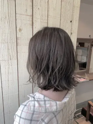 ショート カラー 透明感/ 美髪矯正/田中恭のヘアスタイル