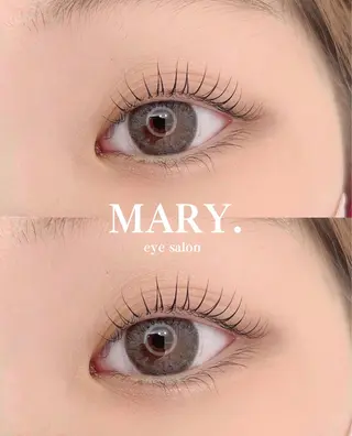 マツエク・マツパ MARY.所属・MARY. フジタのマツエク・マツパデザイン