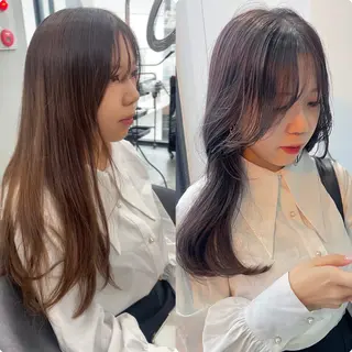 ミディアム レイヤー/ブリーチ ♥️【木坂 桃歌】のヘアスタイル