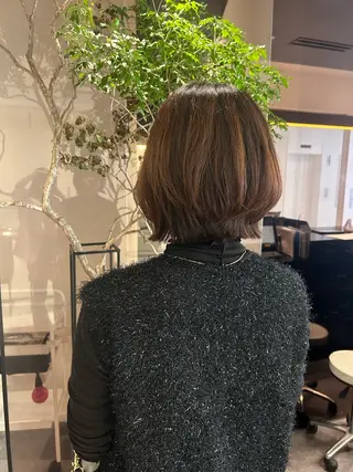 ミディアム 中原 優美のヘアスタイル