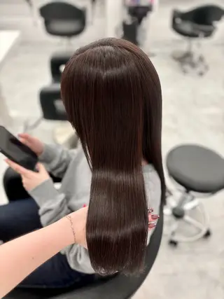 セミロング カラー 🤍レイヤー/顔周り /hirari🤍のヘアスタイル