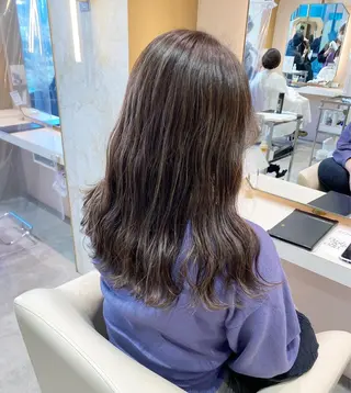 ロング カラー 店長/mao/ 前髪/顔周りカットのヘアスタイル