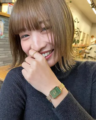 ショート sand池袋所属・似合わせボブカット ISAKIのヘアスタイル