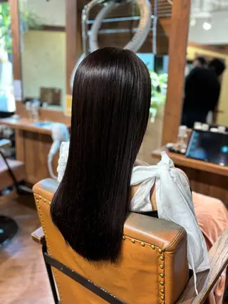 ロング 武田尚子🌸 自然に仕上がる矯正のヘアスタイル