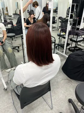 ミディアム カラー 透明感カラー 艶髪🫧Yumaのヘアスタイル