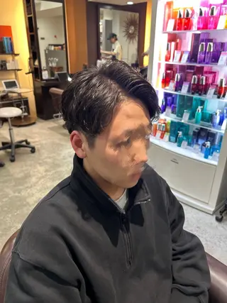 パーマ メンズ 坂本奈都美 🎀のヘアスタイル