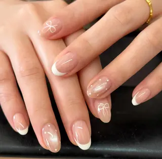 ネイル By moonネイル 🌷ワンホン/韓国風のネイルデザイン