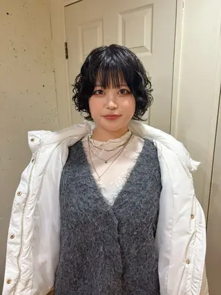 ミディアム パーマ kaito パーマ募集！🔵のヘアスタイル